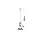 Rabalux 5338 - Chandelier on a string OBERON 1xE14/40W/230V