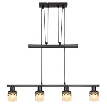 Rabalux 5345 - Chandelier on a string LACEY 4xE14/40W/230V