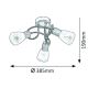 Rabalux - Surface-mounted chandelier 3xE14/40W/230V