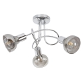 Rabalux 5557 - Surface-mounted chandelier HOLLY 3xE14/40W/230V shiny chrome