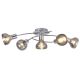 Rabalux 5561 - Attached chandelier HOLLY 5xE14/40W/230V shiny chrome