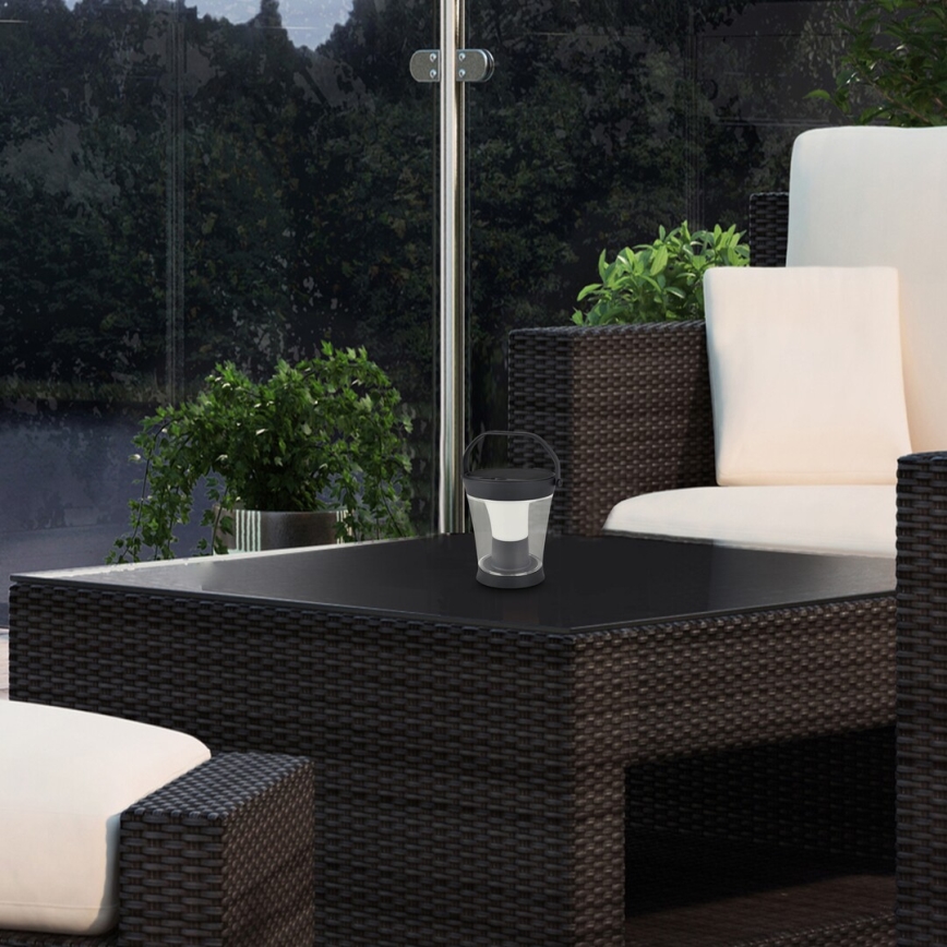 Rabalux - LED RGB Dimmable solar light LED/3W/3,7V IP54 anthracite