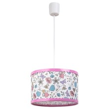 Rabalux - Children's chandelier on a string 1xE27/40W/230V pink
