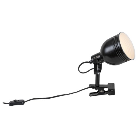 Rabalux - Lamp with a clip 1xE14/25W/230V black