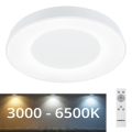 Rabalux - LED Dimmable ceiling light LED/38W/230V 3000-6500K white + remote control
