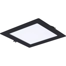 Rabalux - LED Recessed light LED/18W/230V 22x22 cm black