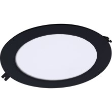 Rabalux - LED Recessed light LED/18W/230V d. 22 cm black