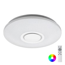 Rabalux - LED RGB Dimmable ceiling light wtih a speaker LED/24W/230V Wi-Fi + remote control