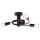 Rabalux - Surface-mounted chandelier 3xE27/15W/230V black