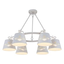 Rabalux - Surface-mounted chandelier 6xE14/40W/230V white