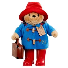 Rainbow - Teddy bear Paddington with shoes and briefcase
