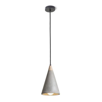 RED - Design Rendl - R12380 - Chandelier on a string HEIDI 1xE27/28W/230V concrete/wood