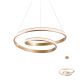 Redo 01-1794 - LED Dimmable chandelier on a string TORSION LED/29W/230V d. 55 cm bronze