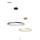Redo 01-2674- LED Dimmable chandelier on a string ICONIC LED/50W/230V d. 58 cm black