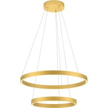 Redo 01-2889 - LED Dimmable chandelier on a string FEBE LED/62W/230V gold
