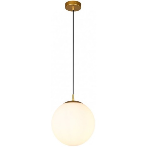 Redo 01-3153 - Chandelier on a string BOWLING 1xE27/42W/230V gold