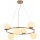 Redo 01-3157 - Chandelier on a string BOWLING 6xE14/28W/230V gold