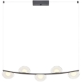 Redo 01-3244 - LED Dimmable chandelier on a string SINCLAIR LED/35W/230V CRI 93 IP21 black