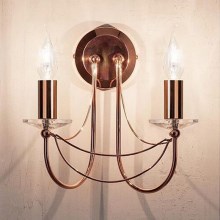 Redo 02-859 - Wall lamp ARIEL 2xE14/28W/230V copper