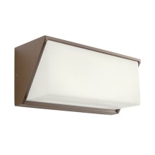 Redo 90239 - LED Outdoor wall light SPECTRA LED/17W/230V IP54 brown