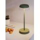 Redo 90309 - LED Dimmable touch table lamp ILUNA LED/2,5W/5V 2700-3000K 3000 mAh IP65 green