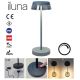 Redo 90310 - LED Dimmable touch table lamp ILUNA LED/2,5W/5V 2700-3000K 3000 mAh IP65 blue