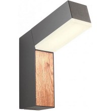 Redo 90510 - LED Outdoor wall light WOODY LED/10W/230V IP54 anthracite
