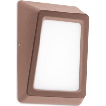 Redo 9166 - LED Outdoor wall light ARGES LED/3W/230V IP54 brown
