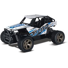 Remotely controlled car Wizard black/white/blue