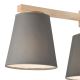 Replacement lampshade ELLIE E27 d. 15 cm grey