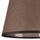 Replacement lampshade LORENZO E27 d. 16 cm brown