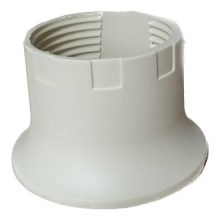 Replacement ring for socket base holder E27 white