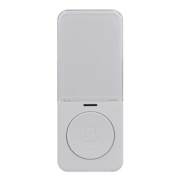 Replacement wireless doorbell button 1xLR23A IP56 white