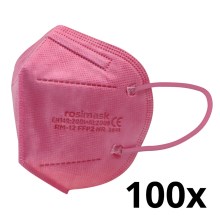 Respirator children's size FFP2 ROSIMASK MR-12 NR pink 100pcs