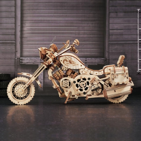 Puzzle 3D moto Chopper