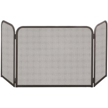 Safety barrier for fireplace 48x107 cm anthracite