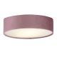 Searchlight - Ceiling light DRUM PLEAT 2xE27/60W/230V pink