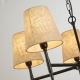 Searchlight - Chandelier on a chain GOTHIC 5xE14/60W/230V black