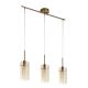 Searchlight - Chandelier on a string DUO 3xE14/60W/230V brass