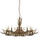 Searchlight - Chandelier on a chain STAG 12xE14/40W/230V antlers