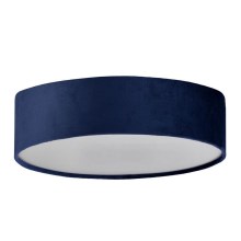 Searchlight - Ceiling light DRUM PLEAT 2xE27/60W/230V blue