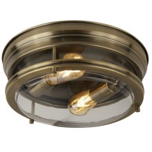 Searchlight - Ceiling light EDINBURGH I 2xE27/40W/230V bronze