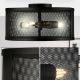 Searchlight - Ceiling light FISHNET 3xE27/60W/230V black