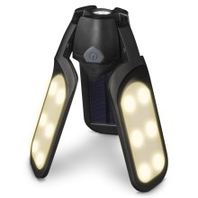 Sencor - LED Rechargeable camping flashlight with a solar panel LED/3W/1600 mAh IPX4