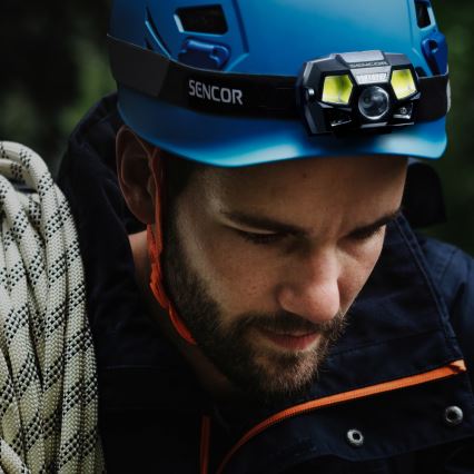Sencor - LED Rechargeable headlamp LED/3W/900 mAh IP44