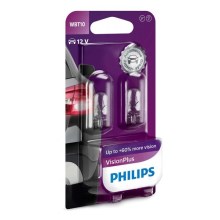SET 2x Car bulb Philips VISION PLUS WB T10 W2,1x9,5D/6W/12V