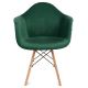 SET 2x Dining chair NEREA 80x60,5 cm green/beech