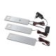 SET 3x LED Dimmable under kitchen cabinet light CORTINA LED/2,4W/230V+ remote control