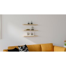 SET 3x Wall shelf BOSS beige