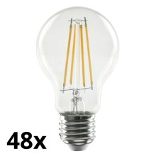 SET 48x LED Bulb VINTAGE A70 E27/13W/230V 2700K